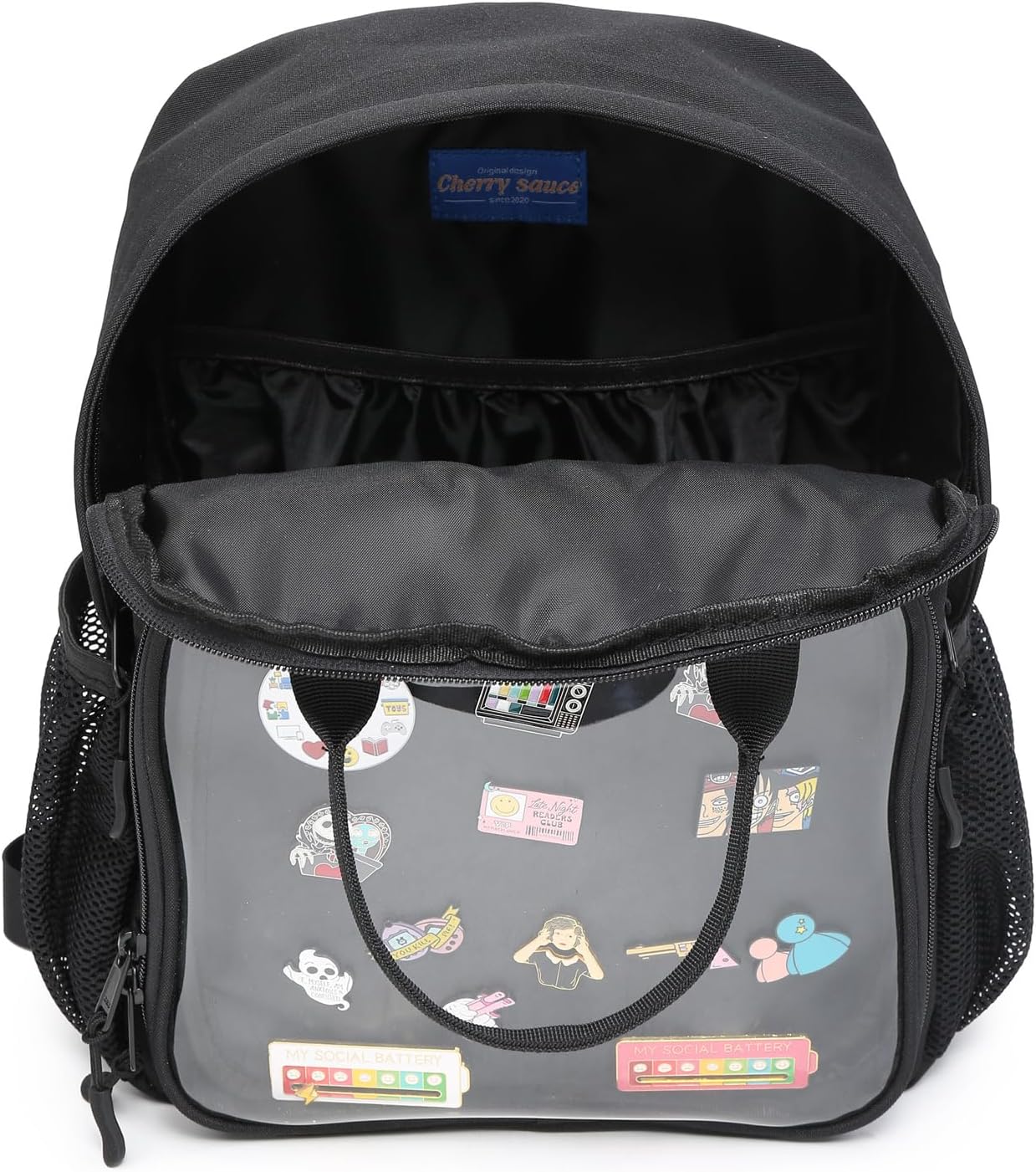 Display Backpack for School Pin Kawaii