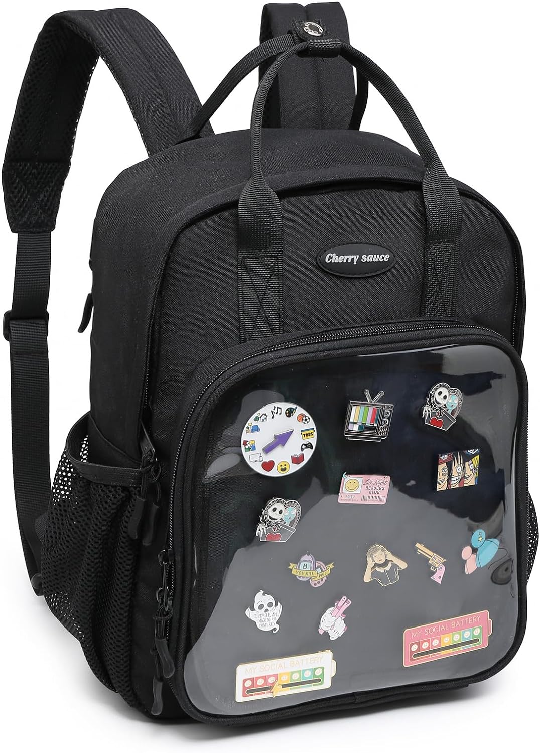 Display Backpack for School Pin Kawaii