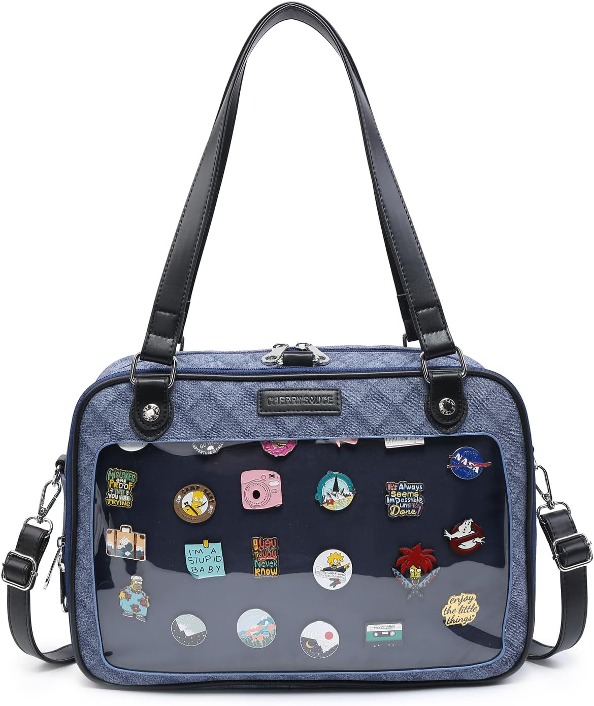 Ita Bag Denim PU Backpack Crossbody Messenger Shoulder Bags