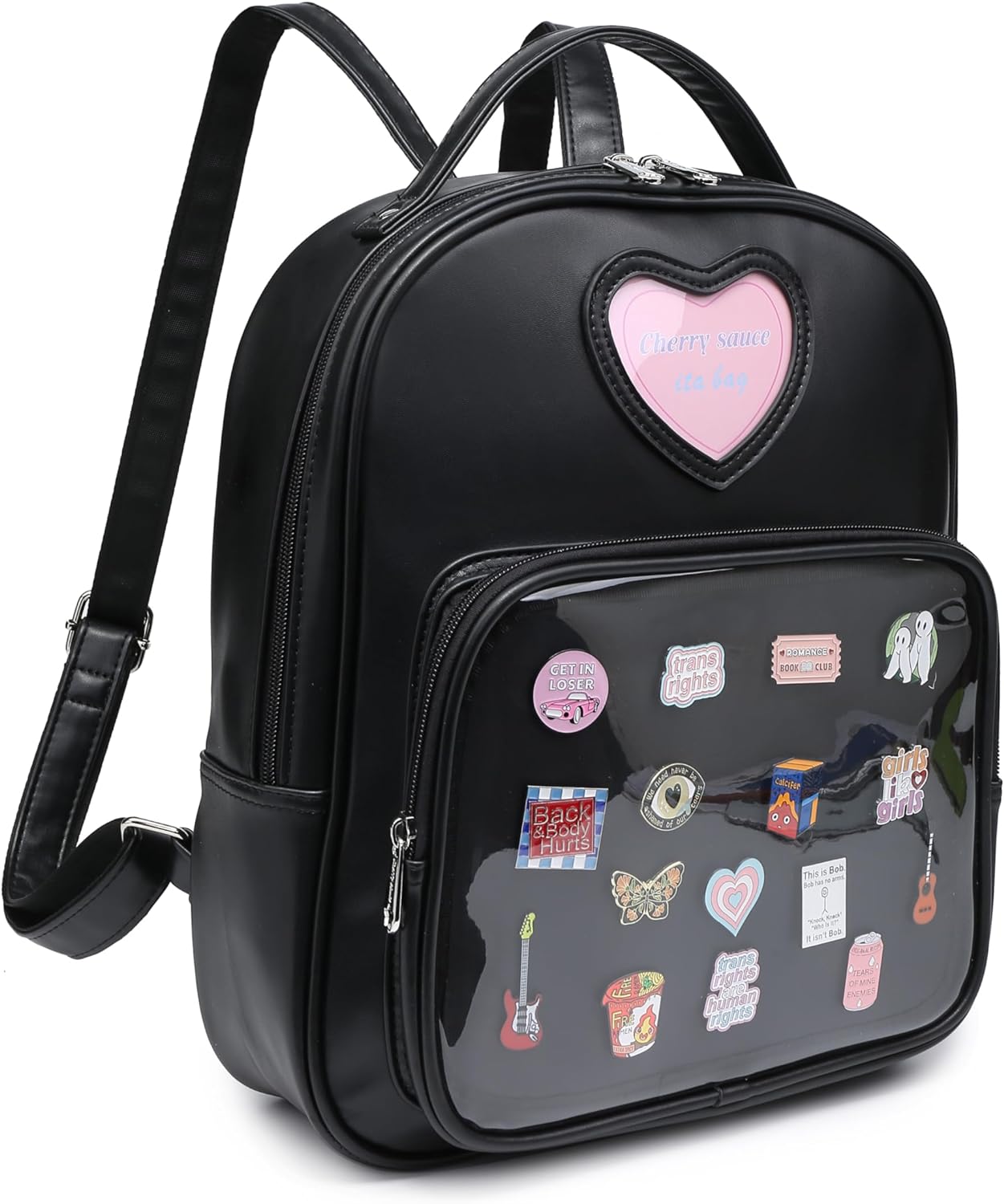 Ita Bag Backpack School Bags for Anime Pins Display with Insert