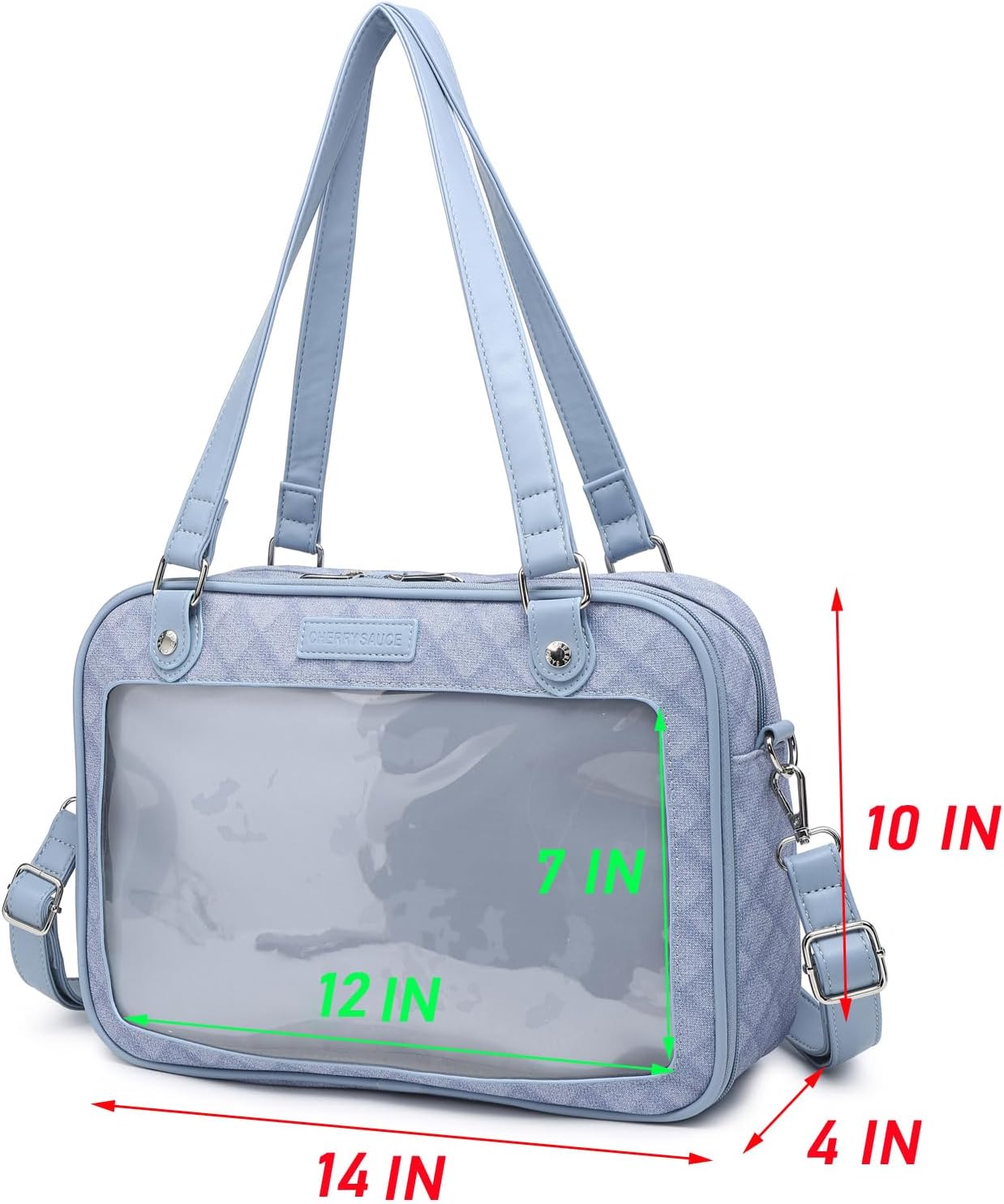 Ita Bag Denim PU Backpack Crossbody Messenger Shoulder Bags