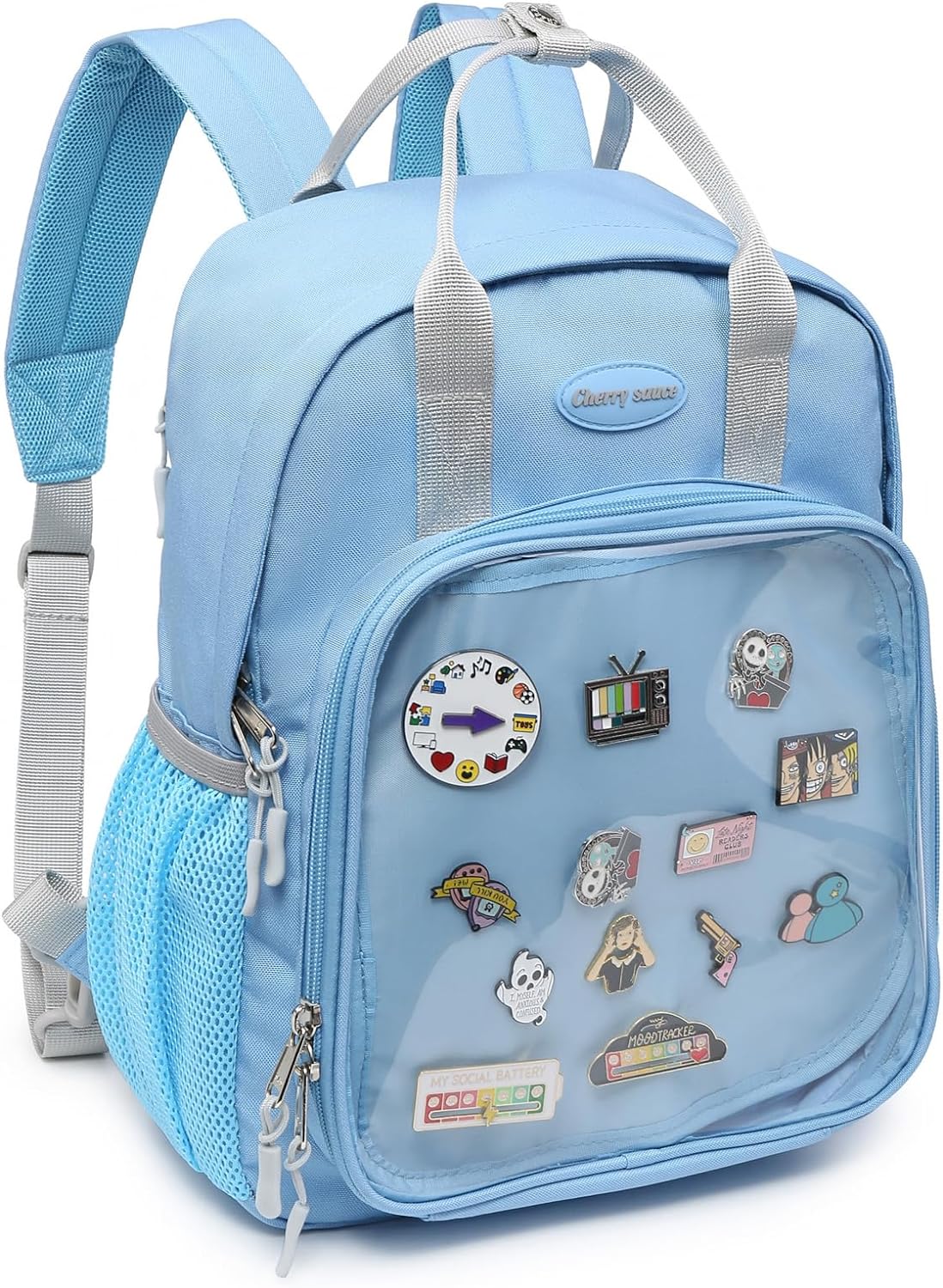 Display Backpack for School Pin Kawaii