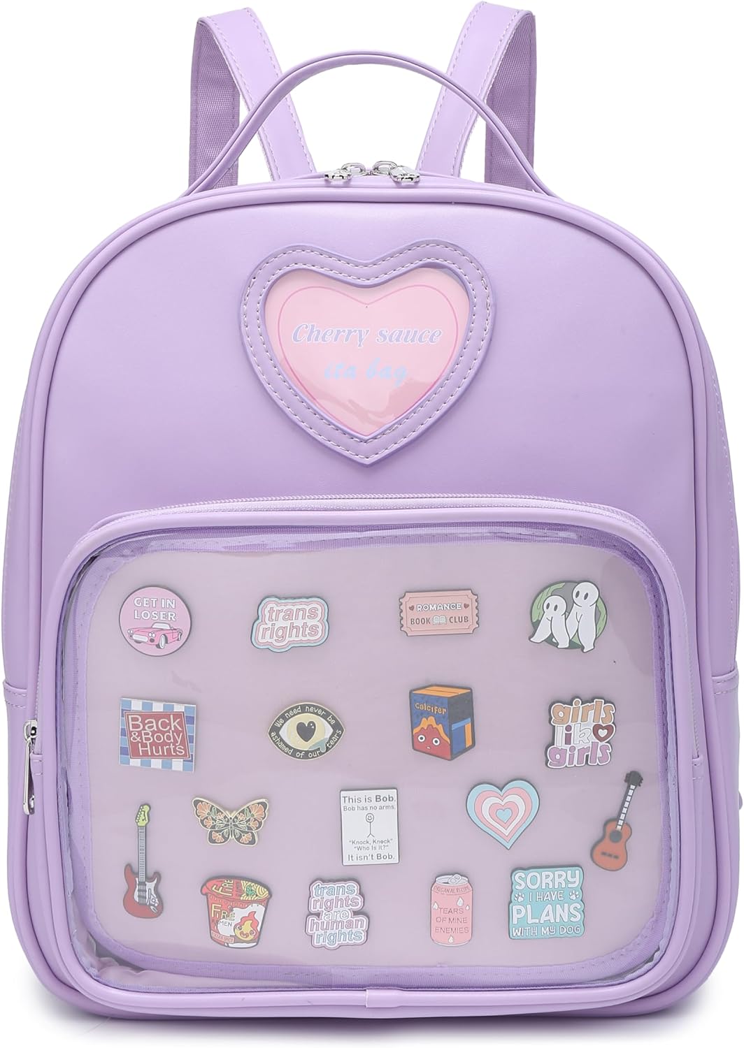 Ita Bag Backpack School Bags for Anime Pins Display with Insert