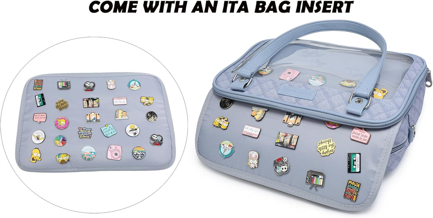 Ita Bag Denim PU Backpack Crossbody Messenger Shoulder Bags