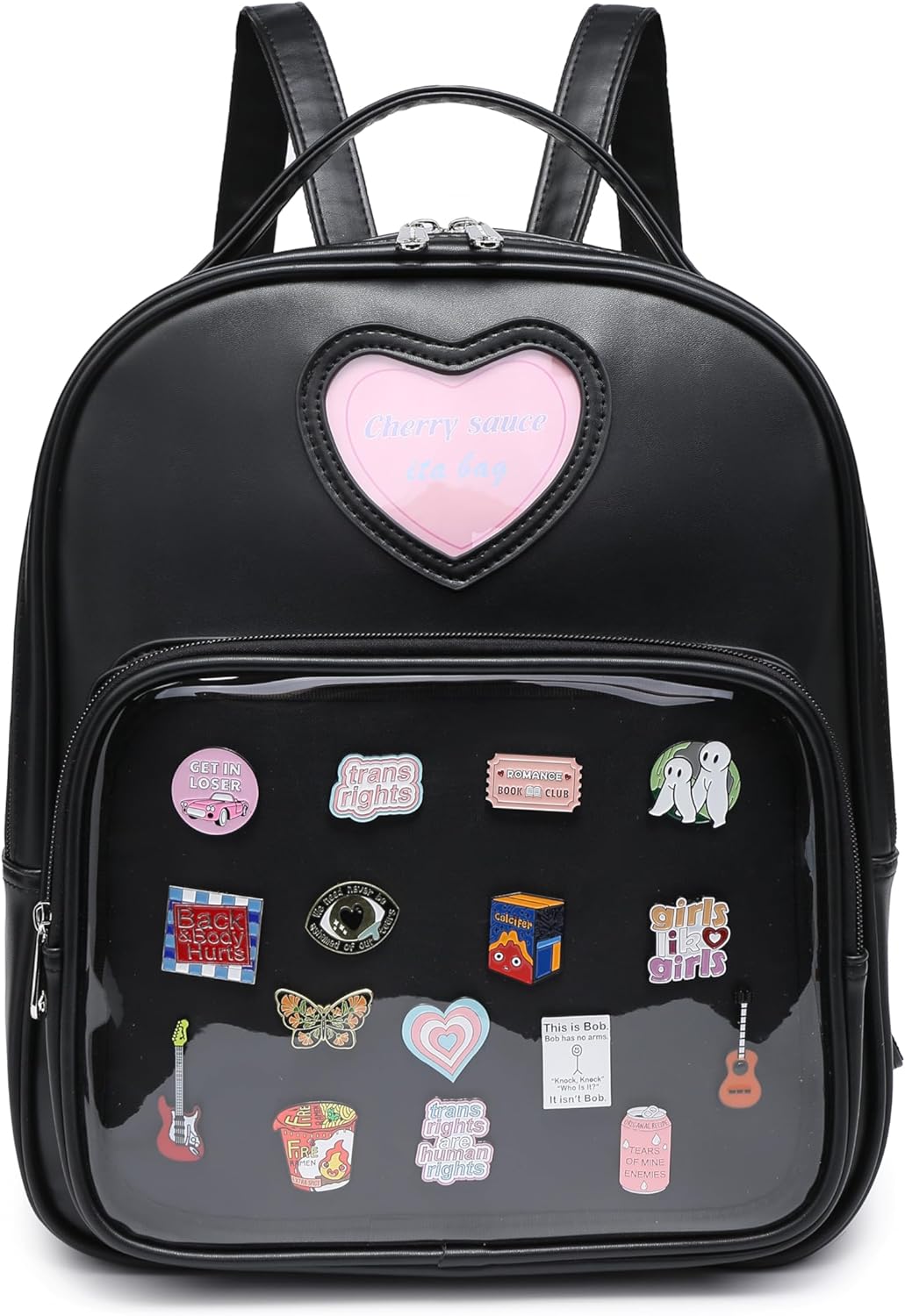 Ita Bag Backpack School Bags for Anime Pins Display with Insert